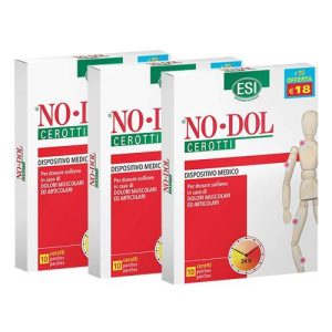 No Dol 10 Cerotti 3 Confezioni Dolori Muscolari