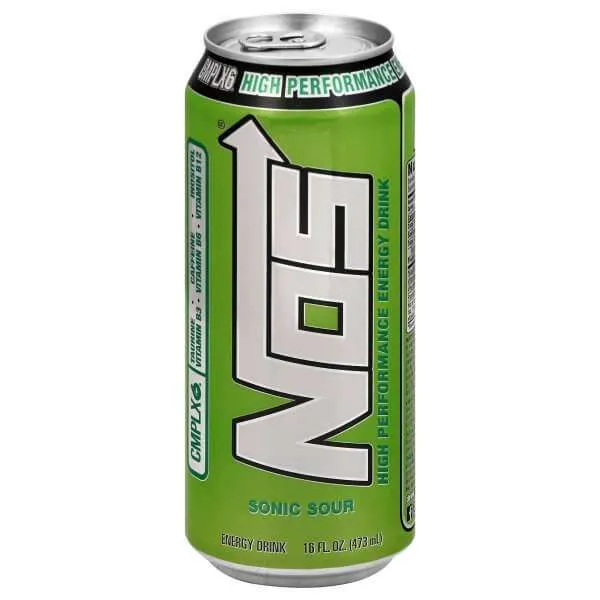 NOS Sonic Sour High performance Energy Drink