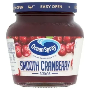 Ocean Spray Smooth Cranberry Sauce, salsa di mirtilli rossi 200g
