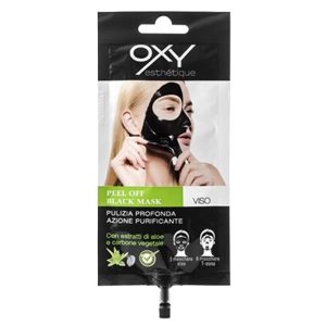 OXY ESTETIQUE PEEL OFF Maschera viso purificante 20ml – aloe e carbone vegetale