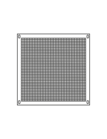 Pannello Rete cm100x100 r19x19 filo mm1.6– modulari per voliere assemblabile