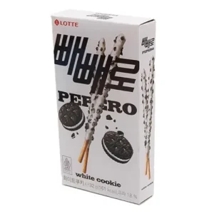 White Cookie Pepero, bastoncini di biscotto gusto cookies’n creme 32g