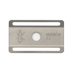 Tatara piastra di ricambio pettine chiuso in titanio Masamune Nodachi Matte