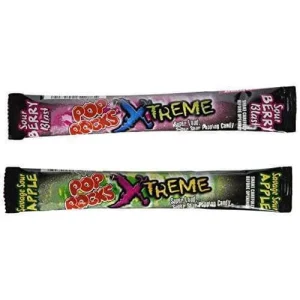 Pop Rocks Xtreme Sour Popping Candy Apple e Berry – 2 pezzi