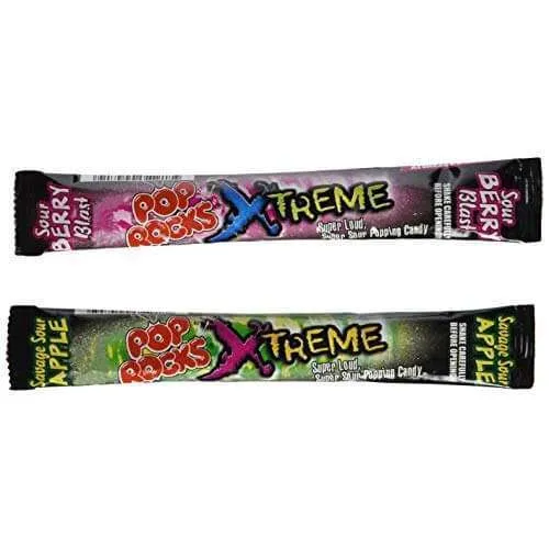 Pop Rocks Xtreme Sour Popping Candy Apple e Berry – 2 pezzi
