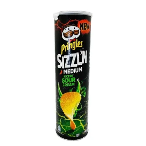 Pringles Sizzln Kickin Sour Cream