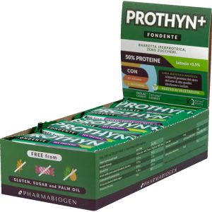PHARMABIOGEN Prothyn+ CIOCCOLATO FONDENTE 15 Barrette Iperproteiche da 40g