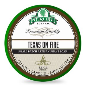 Stirling sapone da barba Texas on fire 170ml