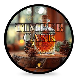 Wholly Kaw sapone da barba creme fraiche Timber Cask 165gr