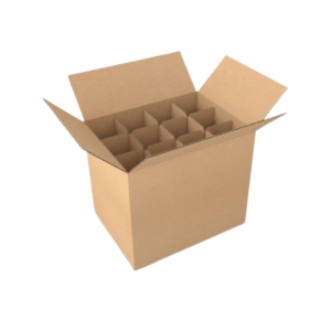 SCATOLA PER 12 BOTTIGLIE STD 66CL+ ALVEARE  confezione 12pz