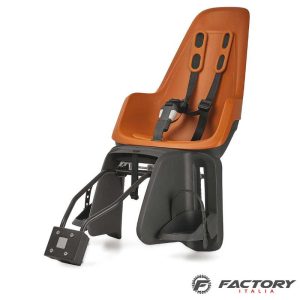 Seggiolino bici bimbo posteriore one Bobike miele