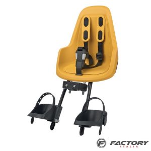 Seggiolino bici bimbo anteriore one Bobike giallo