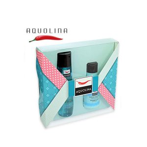 Cofanetto donna AQUOLINA Zucchero a Velo bagno doccia 125ml + acqua profumata corpo 150ml