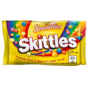 Skittles Smoothies, caramelle al gusto di frullato di frutta 38g