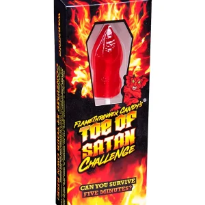 Toe of Satan Challenge, lecca lecca piccante 20g – VIETATO AI MINORI DI 16 ANNI