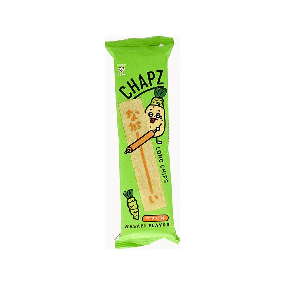 Long Chips Wasabi, patatine lunghe gusto wasabi 75g