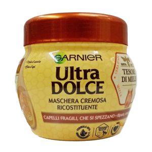 GARNIER ULTRA DOLCE Maschera cremosa ricostituente per capelli fragili e si spezzano 300ml