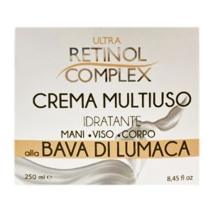 ULTRA RETINOL COMPLEX crema multiuso idratante mani-viso-corpo BAVA DI LUMACA 250ml