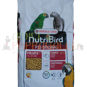 Versele Laga Nutribird P15 Original 10 kg – Estrusi e crocchette naturali , mantenimento pappagalli cacatoa, ara, amazzoni, cenerino