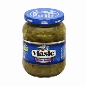 Vlasic Sweet Relish, condimento dolce di cetriolini 296g
