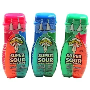 Warheads Double Drops Liquid Candy, caramella liquida doppio gusto aspro 30ml